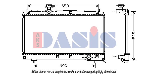 AKS DASIS radiatorius, variklio aušinimas 210121N